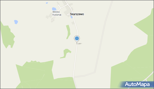 Skarszewo gmina Wicko, Skarszewo, mapa Skarszewo gmina Wicko