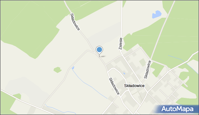 Składowice, Składowice, mapa Składowice