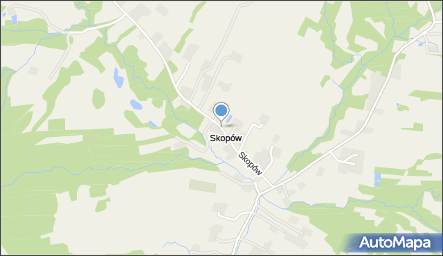 Skopów, Skopów, mapa Skopów