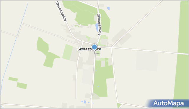 Skoraszewice, Skoraszewice, mapa Skoraszewice