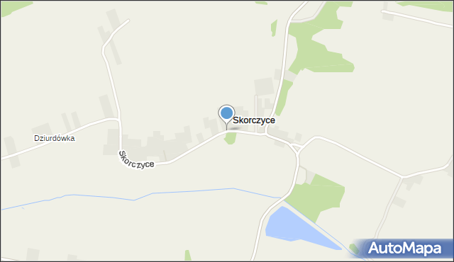 Skorczyce, Skorczyce, mapa Skorczyce