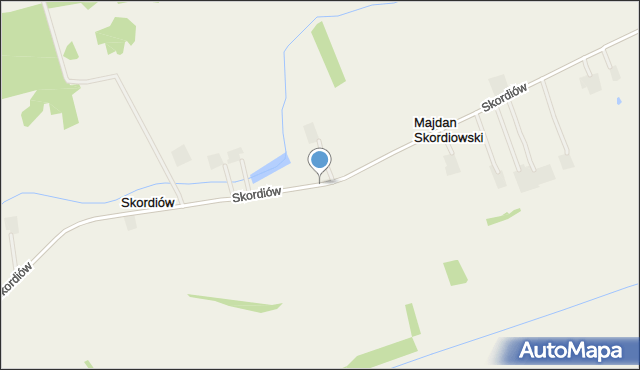 Skordiów, Skordiów, mapa Skordiów