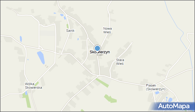 Skowierzyn, Skowierzyn, mapa Skowierzyn