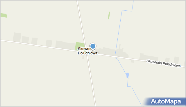 Skowroda Południowa, Skowroda Południowa, mapa Skowroda Południowa