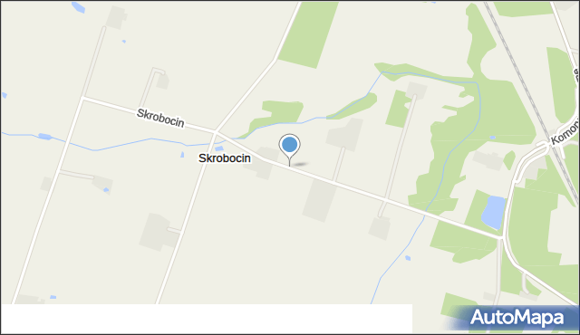 Skrobocin, Skrobocin, mapa Skrobocin