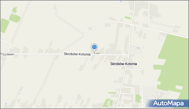 Skrobów-Kolonia, Skrobów-Kolonia, mapa Skrobów-Kolonia