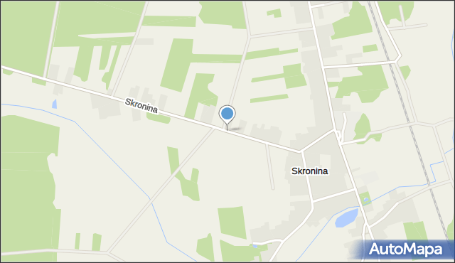 Skronina, Skronina, mapa Skronina