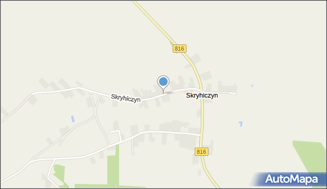 Skryhiczyn, Skryhiczyn, mapa Skryhiczyn