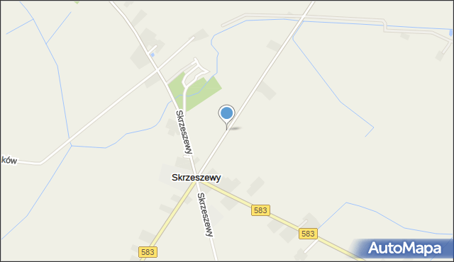 Skrzeszewy, Skrzeszewy, mapa Skrzeszewy