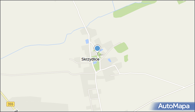 Skrzydlice, Skrzydlice, mapa Skrzydlice