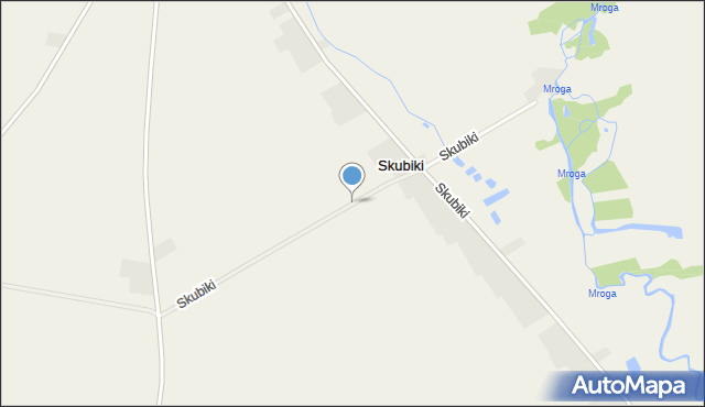 Skubiki, Skubiki, mapa Skubiki