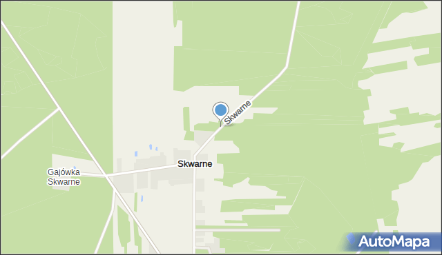 Skwarne, Skwarne, mapa Skwarne