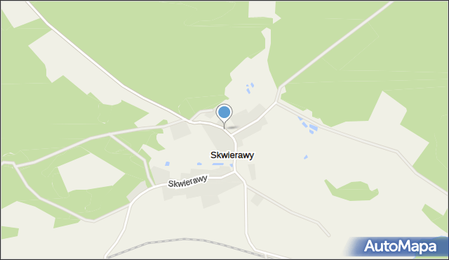 Skwierawy, Skwierawy, mapa Skwierawy