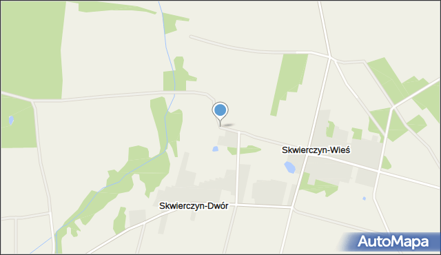 Skwierczyn-Wieś, Skwierczyn-Wieś, mapa Skwierczyn-Wieś