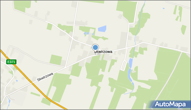 Skwirzowa, Skwirzowa, mapa Skwirzowa