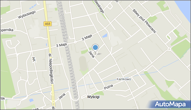 Sopot, Skwer Grubby Andrzeja, mapa Sopotu