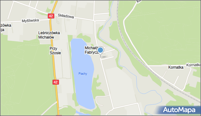 Starachowice, Składowa, mapa Starachowic