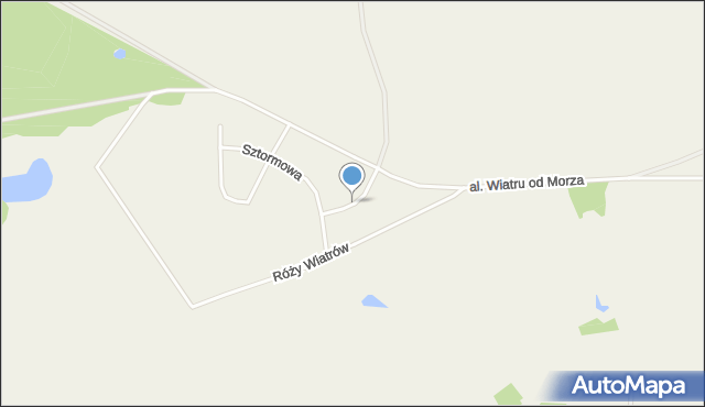 Wytowno, Skali Beauforta, mapa Wytowno