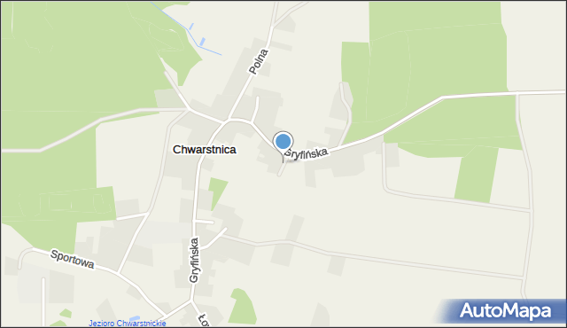 Chwarstnica, Słoneczna, mapa Chwarstnica