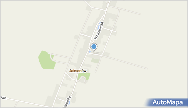 Jaksonów, Ślężna, mapa Jaksonów