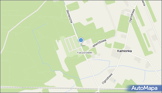 Jaroszowa Wola, Słoneczna, mapa Jaroszowa Wola