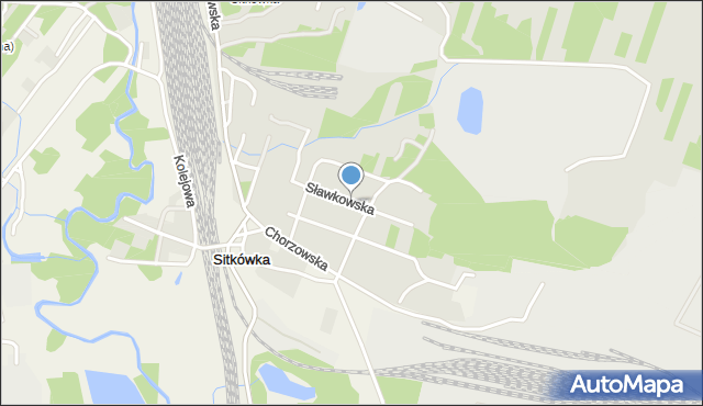 Kielce, Sławkowska, mapa Kielc