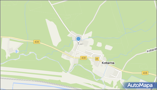Kotlarnia, Sławięcicka, mapa Kotlarnia