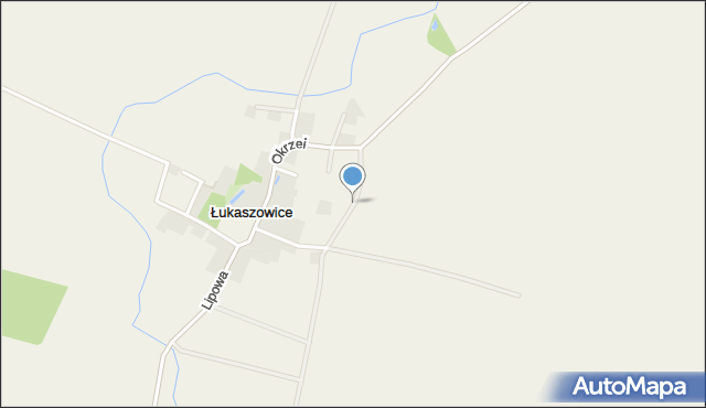 Łukaszowice, Słoneczna, mapa Łukaszowice