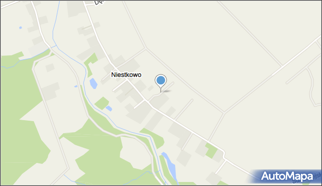 Niestkowo, Słoneczne Wzgórze, mapa Niestkowo