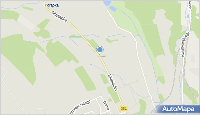 Nowa Ruda powiat kłodzki, Słupiecka, mapa Nowa Ruda powiat kłodzki