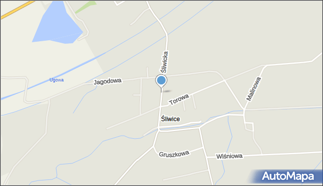 Otmuchów, Śliwicka, mapa Otmuchów