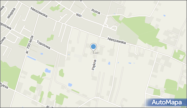 Podole gmina Raciążek, Słoneczna, mapa Podole gmina Raciążek