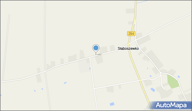 Słaboszewko, Słaboszewko, mapa Słaboszewko