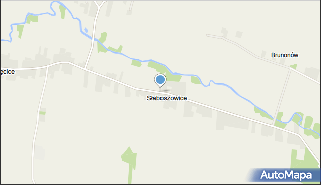 Słaboszowice, Słaboszowice, mapa Słaboszowice