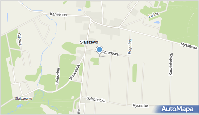 Słajszewo, Słajszewo, mapa Słajszewo