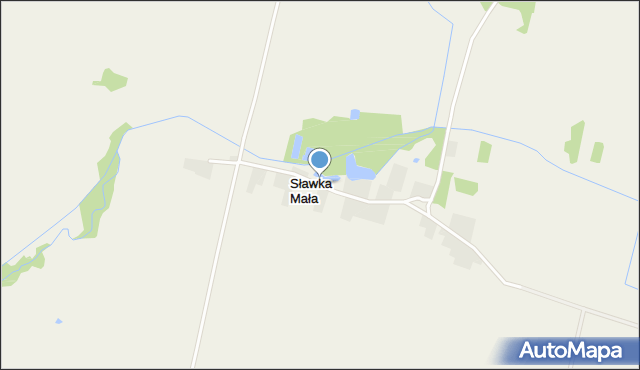 Sławka Mała, Sławka Mała, mapa Sławka Mała