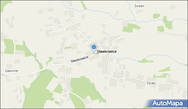 Sławkowice, Sławkowice, mapa Sławkowice