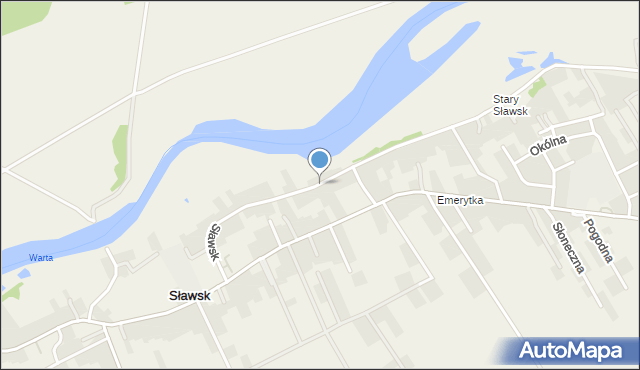 Sławsk, Sławsk, mapa Sławsk