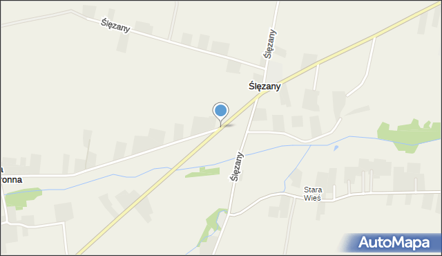 Ślęzany, Ślęzany, mapa Ślęzany