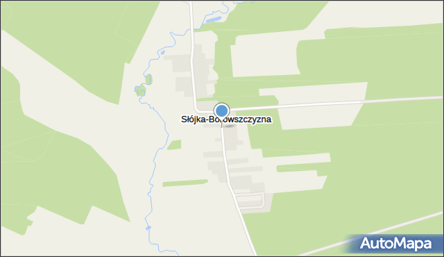 Słójka-Borowszczyzna, Słójka-Borowszczyzna, mapa Słójka-Borowszczyzna