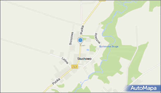 Słuchowo, Słuchowo, mapa Słuchowo