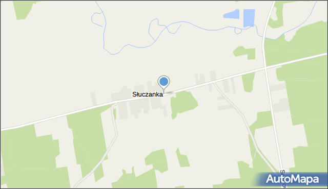 Słuczanka, Słuczanka, mapa Słuczanka