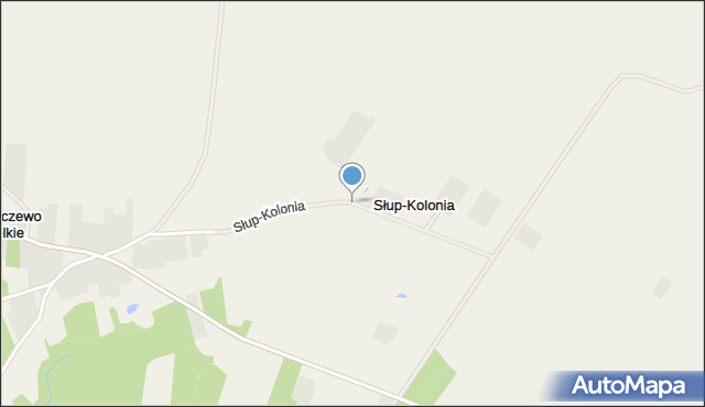 Słup-Kolonia, Słup-Kolonia, mapa Słup-Kolonia