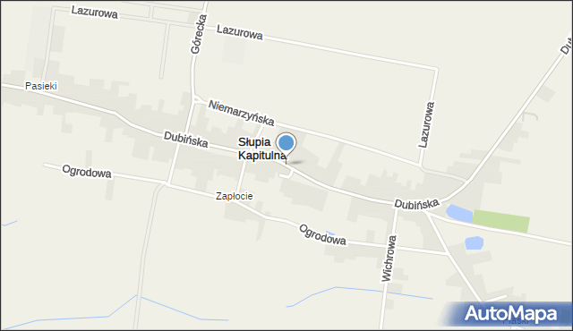 Słupia Kapitulna, Słupia Kapitulna, mapa Słupia Kapitulna