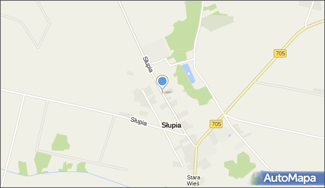 Słupia powiat skierniewicki, Słupia, mapa Słupia powiat skierniewicki