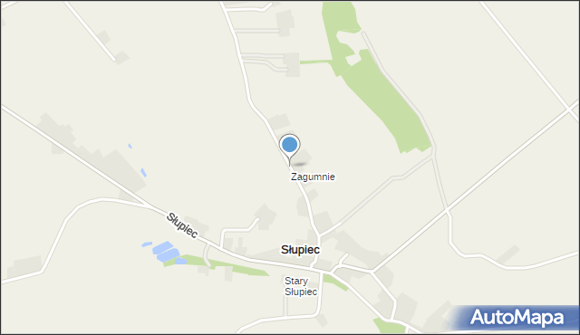 Słupiec gmina Łubnice, Słupiec, mapa Słupiec gmina Łubnice