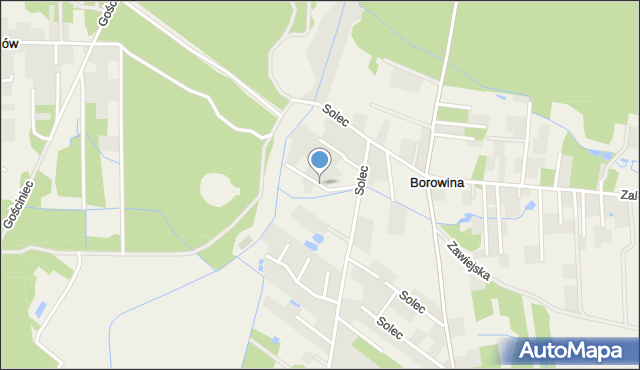 Solec gmina Góra Kalwaria, Słonecznikowa, mapa Solec gmina Góra Kalwaria