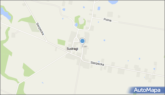 Sudragi, Słoneczna, mapa Sudragi