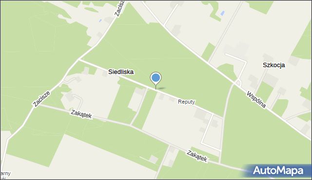 Szkocja gmina Szubin, Słoneczna, mapa Szkocja gmina Szubin