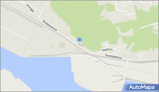 Gdynia, Śmidowicza J., inż., mapa Gdyni